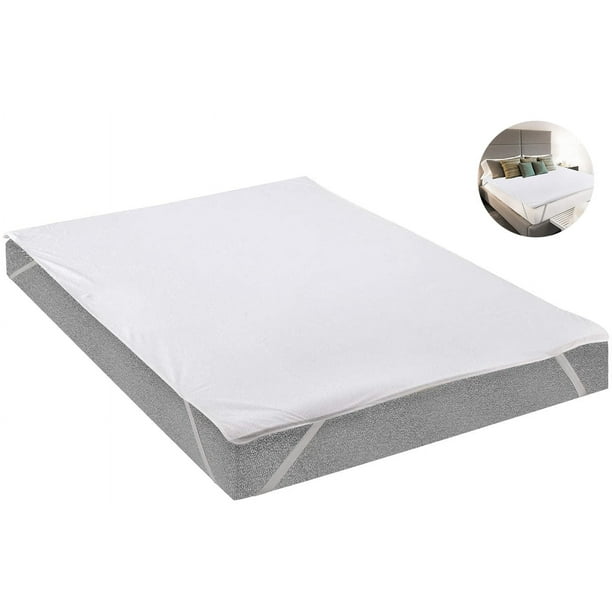 Protector de colchón impermeable, funda de colchón transpirable, tamaño 90  x 200 cm, protección de colchón sin ruido. Levamdar MZQ-0921-1
