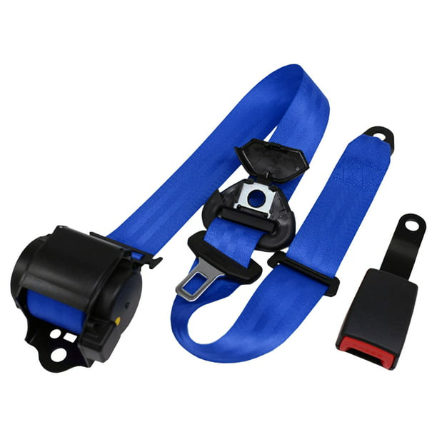  X AUTOHAUX 4 unids universal azul coche seguridad cinturón  almohadillas cubierta con suave fibra de poliéster auto cinturón de  seguridad almohadilla de hombro para una conducción más cómoda : Automotriz