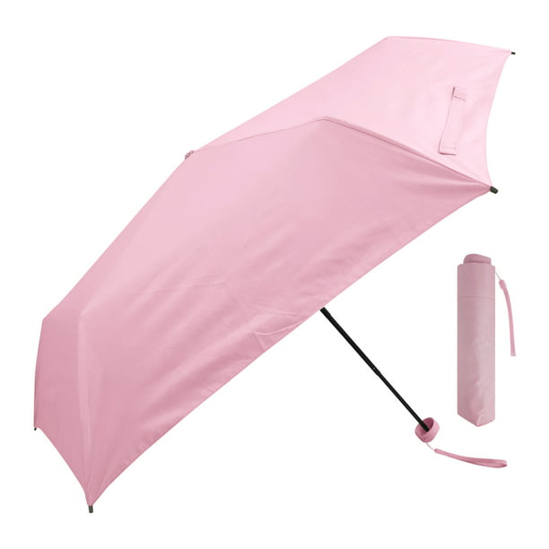 Lejorain Paraguas de béisbol blanco compacto – Paraguas portátil resistente  al viento plegable para viajes deportes apertura automática regalos