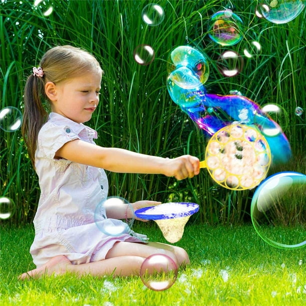 Juego de pompas de jabón, juego de varitas mágicas de pompas de jabón de 25  piezas para niños, juguetes al aire libre con múltiples burbujas, perfecto  para cumpleaños de niños BANYUO Hogar