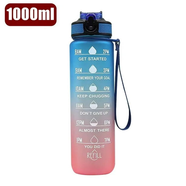 Botella de agua deportiva de 1 litro con aislamiento