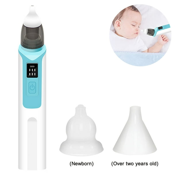 Aspirador nasal eléctrico para bebés con pilas, pilas incluidas, garantiza  una nariz limpia, brisa del océano
