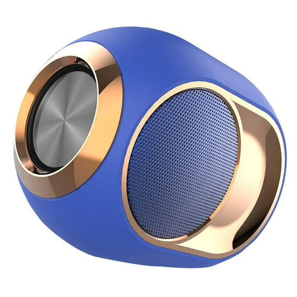 Altavoz Portátil Inalámbrico Bluetooth Caja Libre Bajo Color Azul