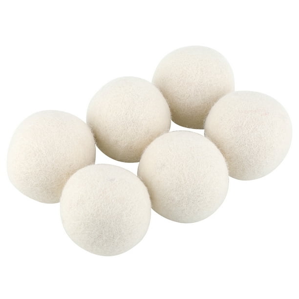 12 bolas de lana para secadora a granel, XL de 3 pulgadas, bolas de secado  de estilo béisbol, reutilizables, antiarrugas, antiestáticas, para ropa de