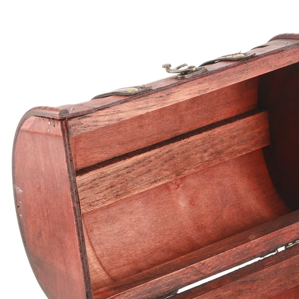 Caja de madera decorativa, joyero Caja de almacenamiento de madera antigua  Caja de almacenamiento de Ticfox