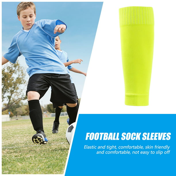 Calcetines de fútbol Calcetines protectores de pies antifricción (Verde  fluorescente para niños) Hugtrwg Para Estrenar