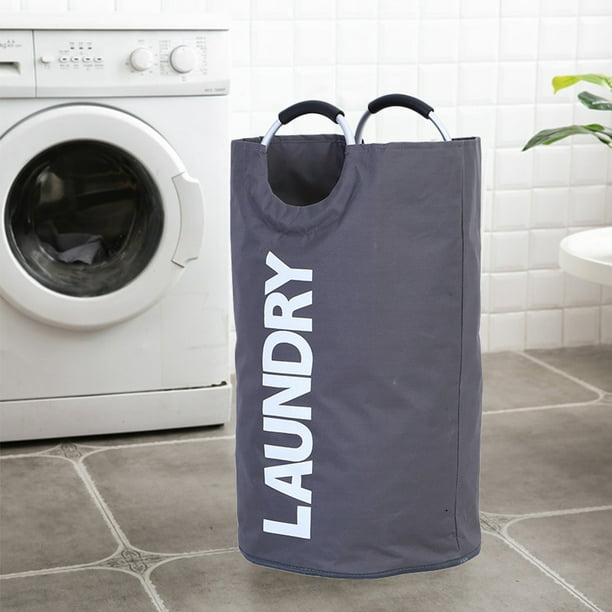 Cesta para ropa sucia, bolsa de lavandería plegable impermeable para  dormitorio familiar (gris oscuro) Hugtrwg Libre de BPA