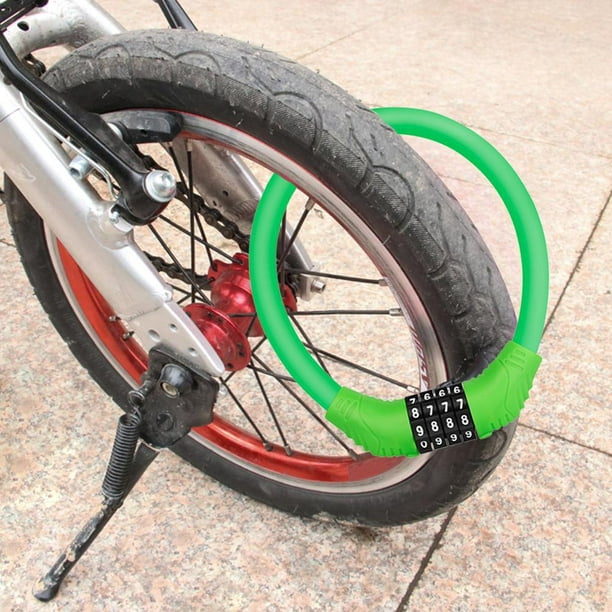 Bicicleta Candados para bicicletas Contraseña de 4 dígitos MTB