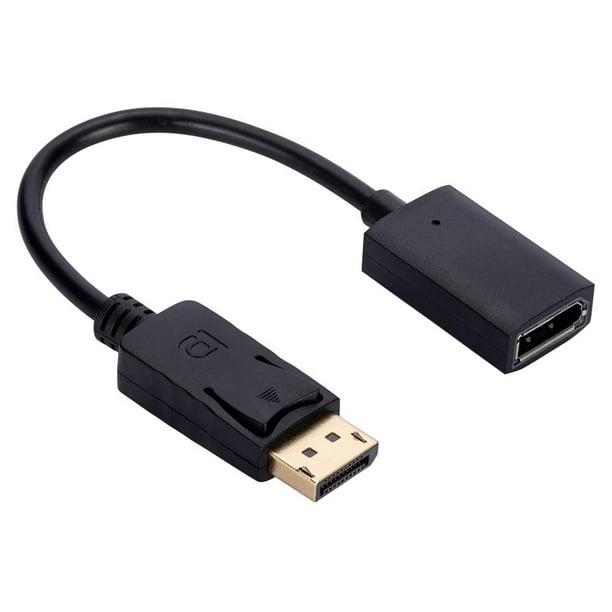 Adaptador convertidor de señal compatible con DisplayPort a HDMI de cable  DP a Hugtrwg Para estrenar