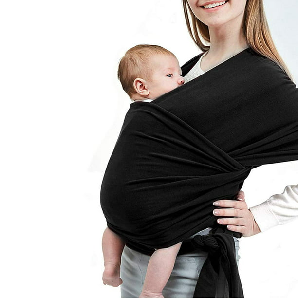Sleepy Wrap Portabebés para recién nacidos a niños pequeños - Portabebés  manos libres - Envoltura elástica para bebés - Portabebés ergonómico 