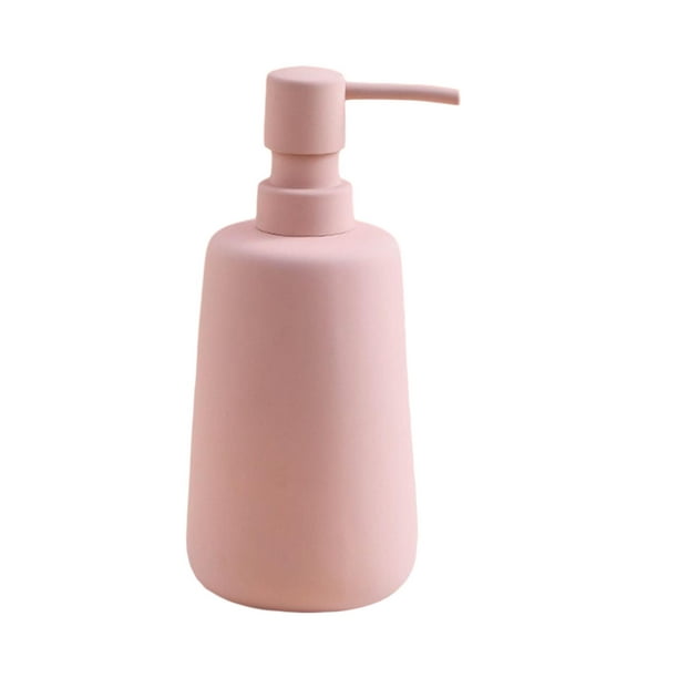 Dispensador jabón baño rosa 350ml Zenia