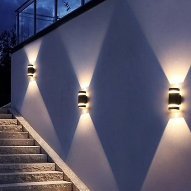 Lámpara de pared iluminación exterior luces de jardín Lámpara de