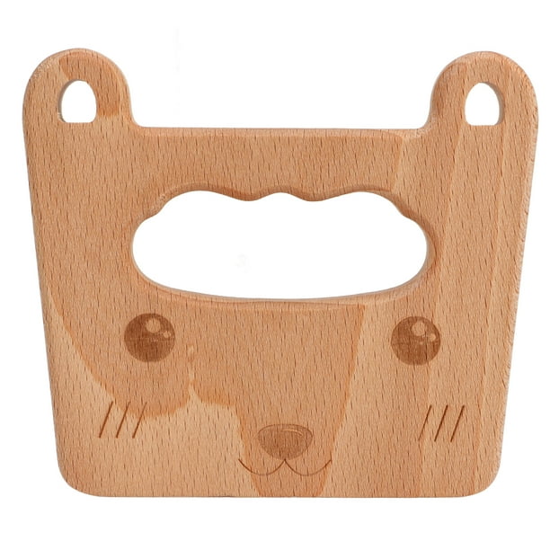 Cortador de madera para niños, cuchillo seguro para frutas y verduras,  juguete Montessori, herramientas de cocina para niños pequeños tipo gato