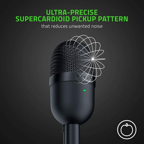 Microfono Razer Seiren Mini Usb Streaming Supercardioide Negro