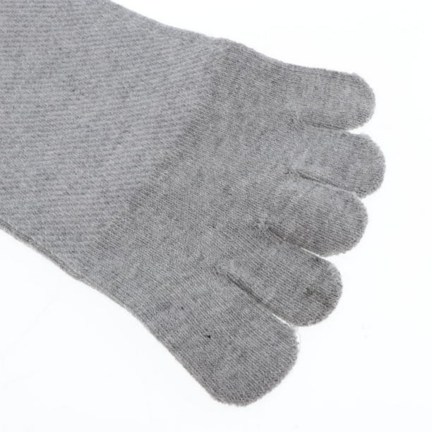 Calcetines Deportivos de Tobillo de Dedos Separados de Transpirable par  Gris claro Sunnimix Calcetines de malla de algodón