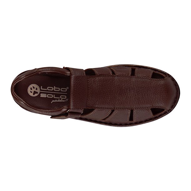 SANDALIAS CABALLERO LOBO SOLO 9549 PIEL CAF Lobo Solo 9549