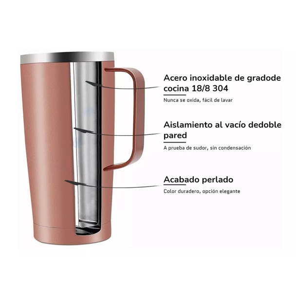 Vaso Térmico Oro Rosa