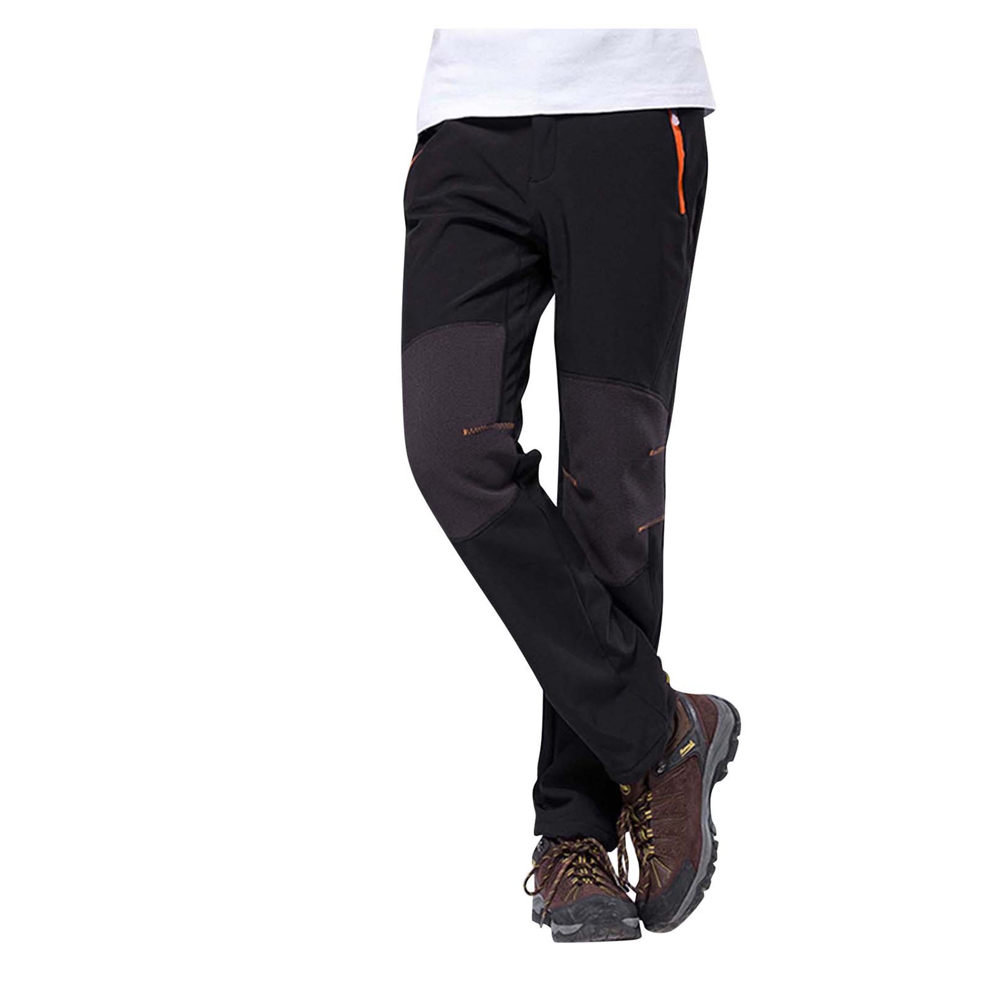 Gibobby Pantalones de Casuales Pantalones monos de bolsillo babero impermeable s lido nieve pantalones con aislamiento para hombres pantalones de Yoga