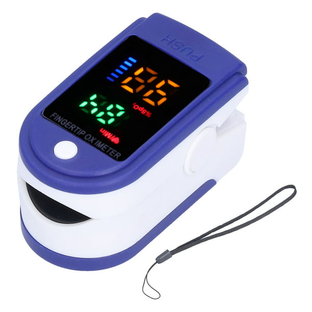 Pulsioxímetro de dedo medidor oxigeno en sangre aparato para medir  saturación monitor de nivel de oxígeno en sangre para adultos, oxímetro de  pulso portátil con pantalla OLED, baterías no incluidas : 