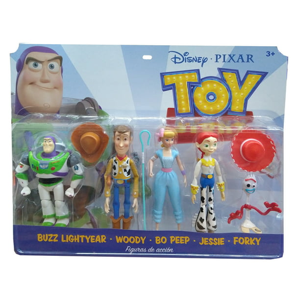 El cuarto fractura aire Set de 5 Figuras Toy Mark Toy Story 4 | Walmart en línea