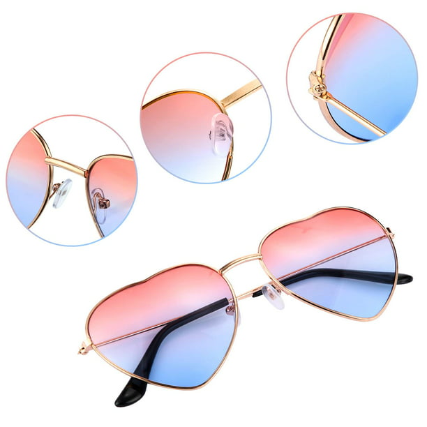 12 pares de lentes de sol hippie de los años 60 y 70 para mujeres y