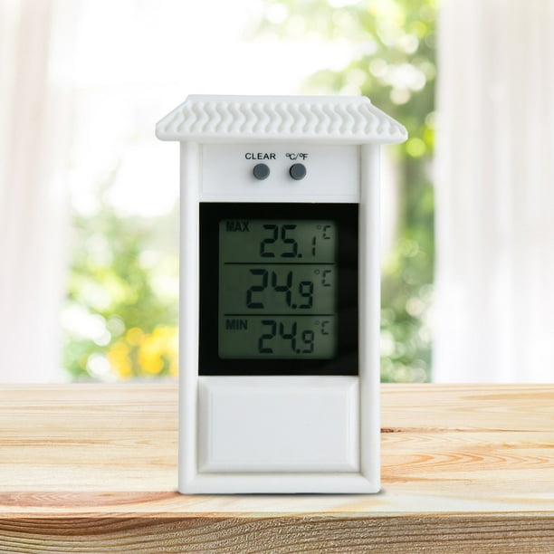 Nuevo termómetro de refrigerador Termómetro ambiental impermeable para sala  de pared Hugtrwg Para estrenar