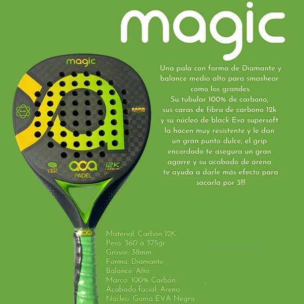 ACA Raqueta Padel Pala Wave Eva Supersoft Intermedio Control ACA PADEL Wave