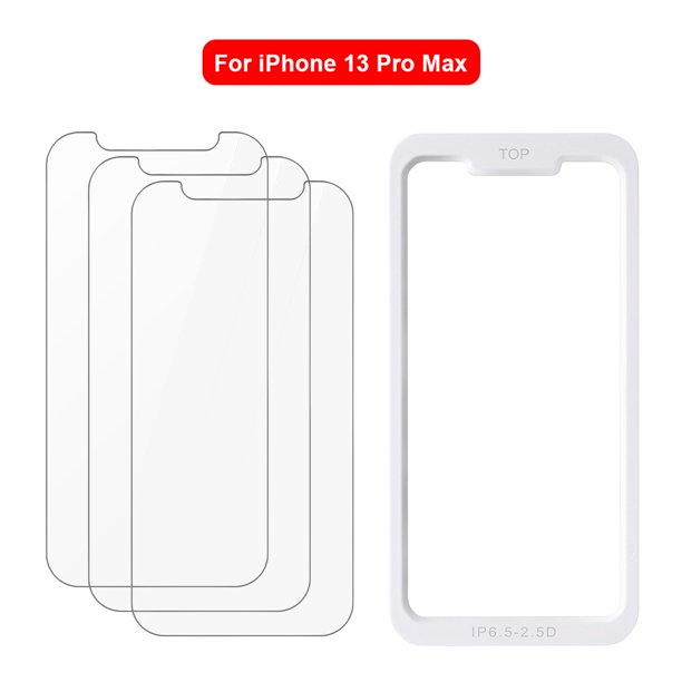 Protector de Pantalla de Vidrio Templado para Apple iPhone 13 Pro Max, Clear, Accesorios para Celulares