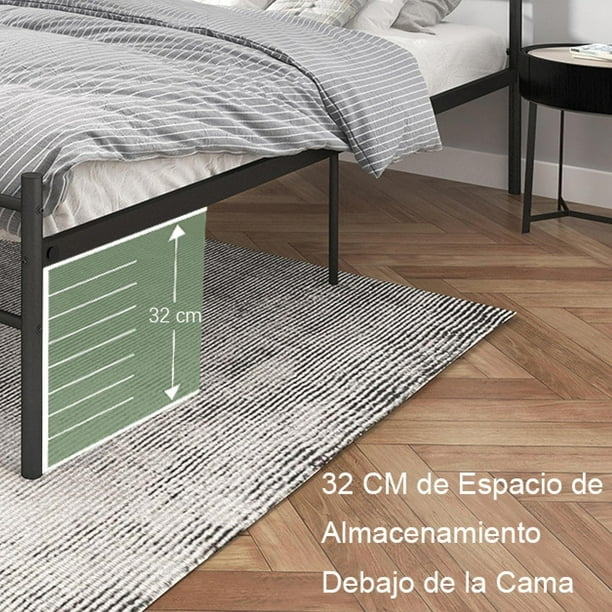 IdealBase marco de cama de 14 pulgadas, marco de cama plegable