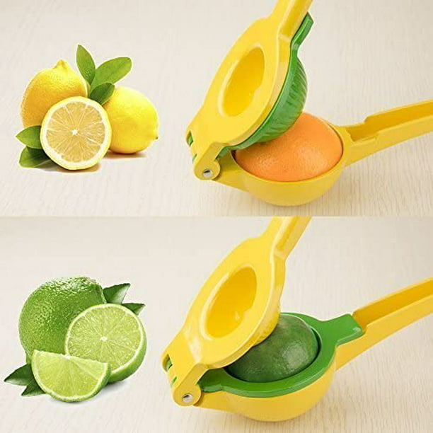 Exprimidor de limones - Exprimidor de limones manual 3 en 1 Exprimidor de  cítricos manual/exprimidor de limas, diseño único de doble tazón,  anticorrosión, adecuado para limones, limas, naran JFHHH pequeña