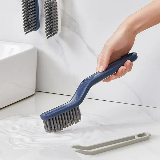 Cepillo de limpieza para baño, tratamiento de hendiduras para ventanas,  fregadero de pared, bañera, azulejo, cerdas duras