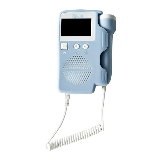 Metro de voz del feto Doppler fetal Monitor de latidos cardíacos Doppler  para bebés para embarazo 50-230 BPM Rango de medición Detector de  frecuencia cardíaca fetal de 3 MHz con pantalla LCD