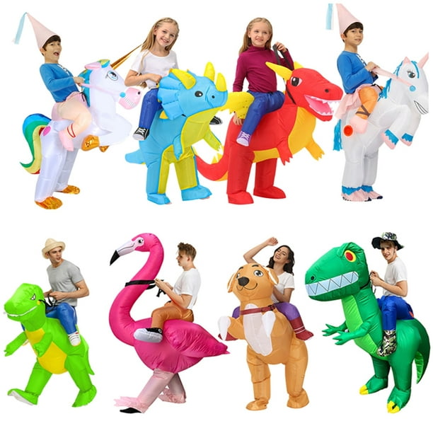 Niños Niño Dinosaurio Disfraz inflable Dibujos animados Anime