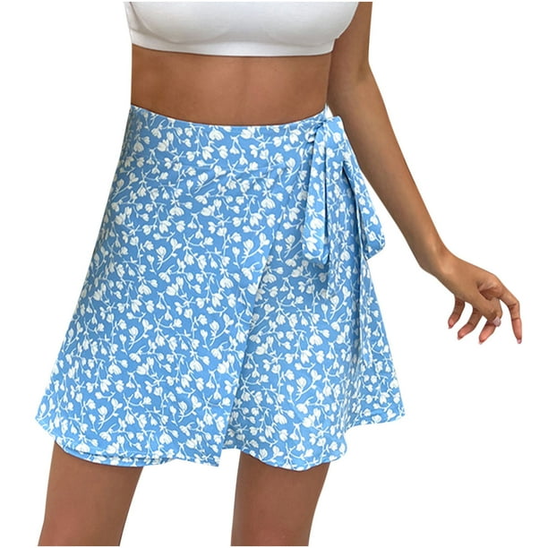 Faldas Para Mujer Moda Informal Moda Personalidad Estilo Dulce Falda  Estampada Falda Corta Floral Pequeña Odeerbi ODB125007