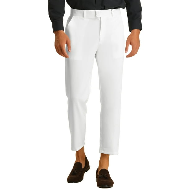 Pantalon Blanco Hombre 38