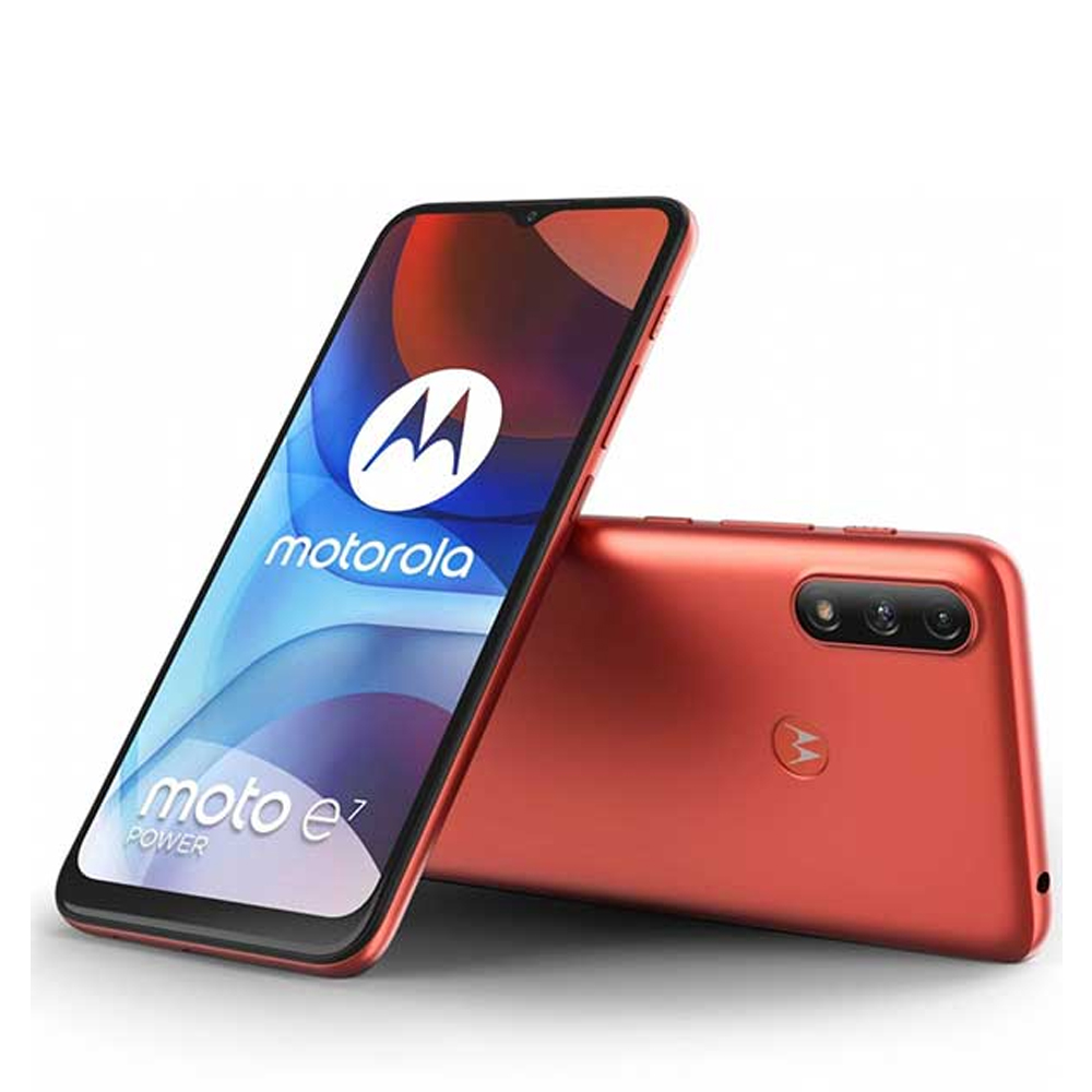 Moto e7 power 64+4gb rojo coral Motorola moto e7 power coral red Walmart  en línea