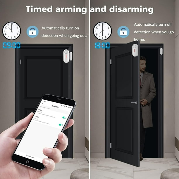 Alarma para apertura de puertas, alarmas de ventanas y puertas para el  hogar, dispositivos inteligen YONGSHENG