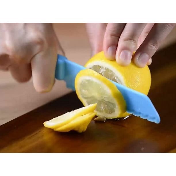 Cuchillos de frutas Plástico Cuchillos de juguete Cuchillo de cocina para  niños