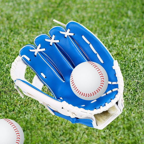 Guantes de béisbol de primera calidad Guante de béisbol de softball de Azul  M Sunnimix Guantes de lanzador de béisbol