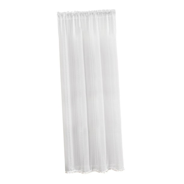 Farmhouse Cortinas transparentes para ventana de cocina, filtro de luz,  cortinas cortas, de tul para barra de baño, cortinas de gasa para  tratamiento