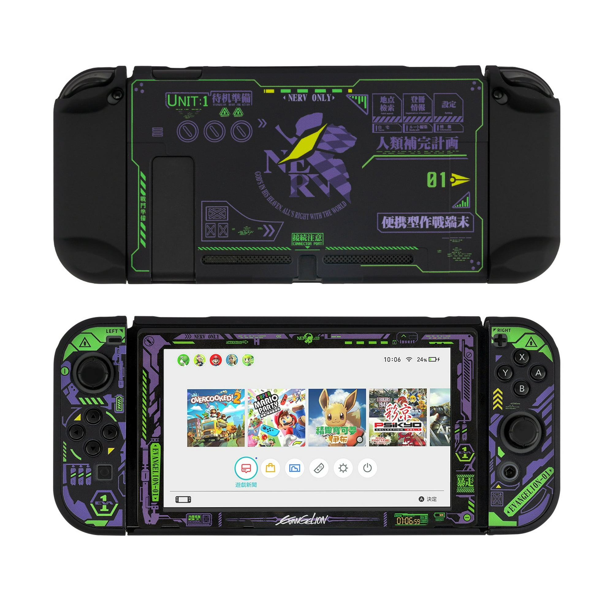 JM Para Nintendo Switch OLED funda protectora delgada carcasa dura cubiJMta  suave consola de juegos estilo 8 JM