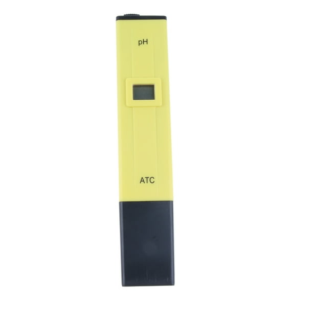 Medidor de PH Digital Peachimetro Phmetro Portatil Amarillo