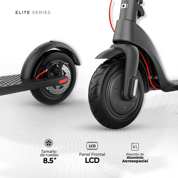 Scooter Eléctrico Plegable Negro Street Runner - Aliss