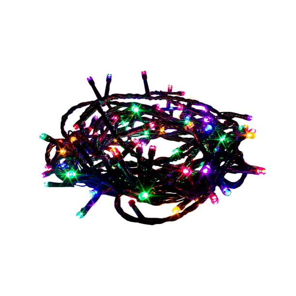 Serie de Luces Decorativa Luz Led Multicolor 150 Focos 8 funciones Cable  Transparente 2 m