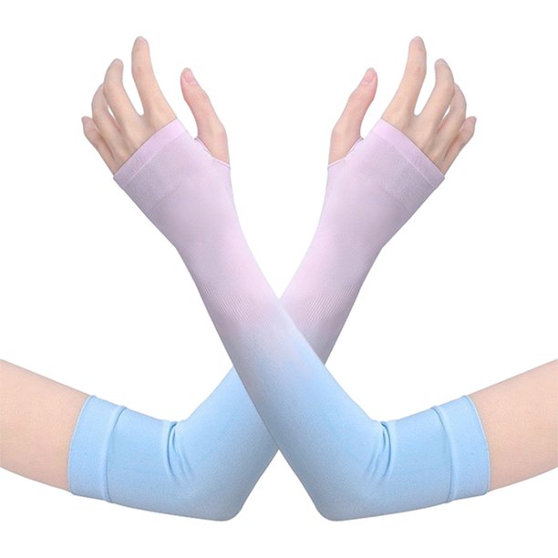 Upf 50+ Guantes de sol sin dedos para protección UV Cubierta de