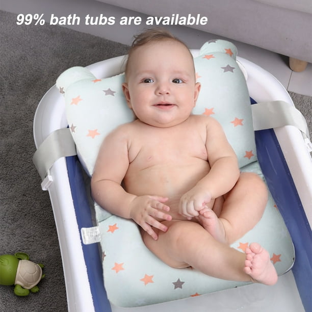 Alfombrilla de baño antideslizante para ducha de bebé, cojín de apoyo de  seguridad para ducha, asiento