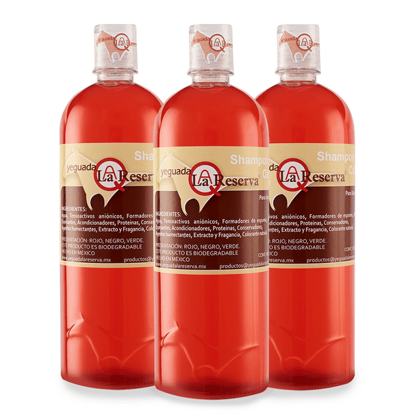 Shampoo de Caballo Rojo para uso Humano Yeguada la Reserva 3 Litro