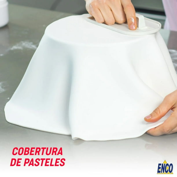 ENCO 3276 Super Fondant Blanco Sabor Vainilla 1 Kg