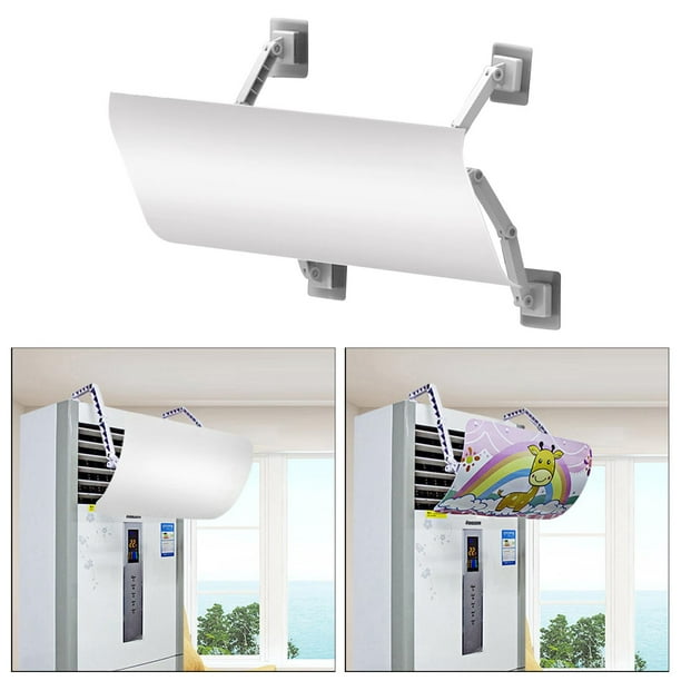 Deflector de viento para aire acondicionado, parabrisas de aire  acondicionado para el hogar, sombra ajustable, guía