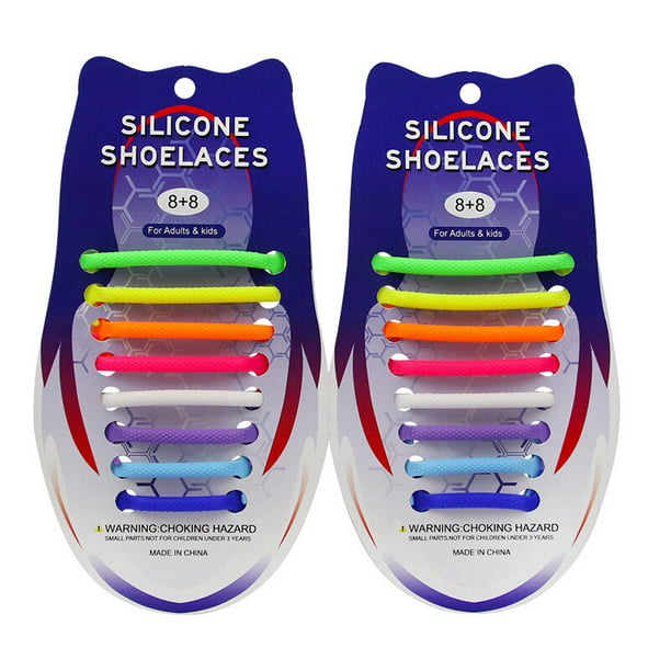 Cordones semicírculos de silicona Nuevos cordones elásticos de silicona Cordones especiales sin para hombres y mujeres Cordones de zapatos Zapatillas de gomaEstados Unidos Gao Jinjia LED | en línea